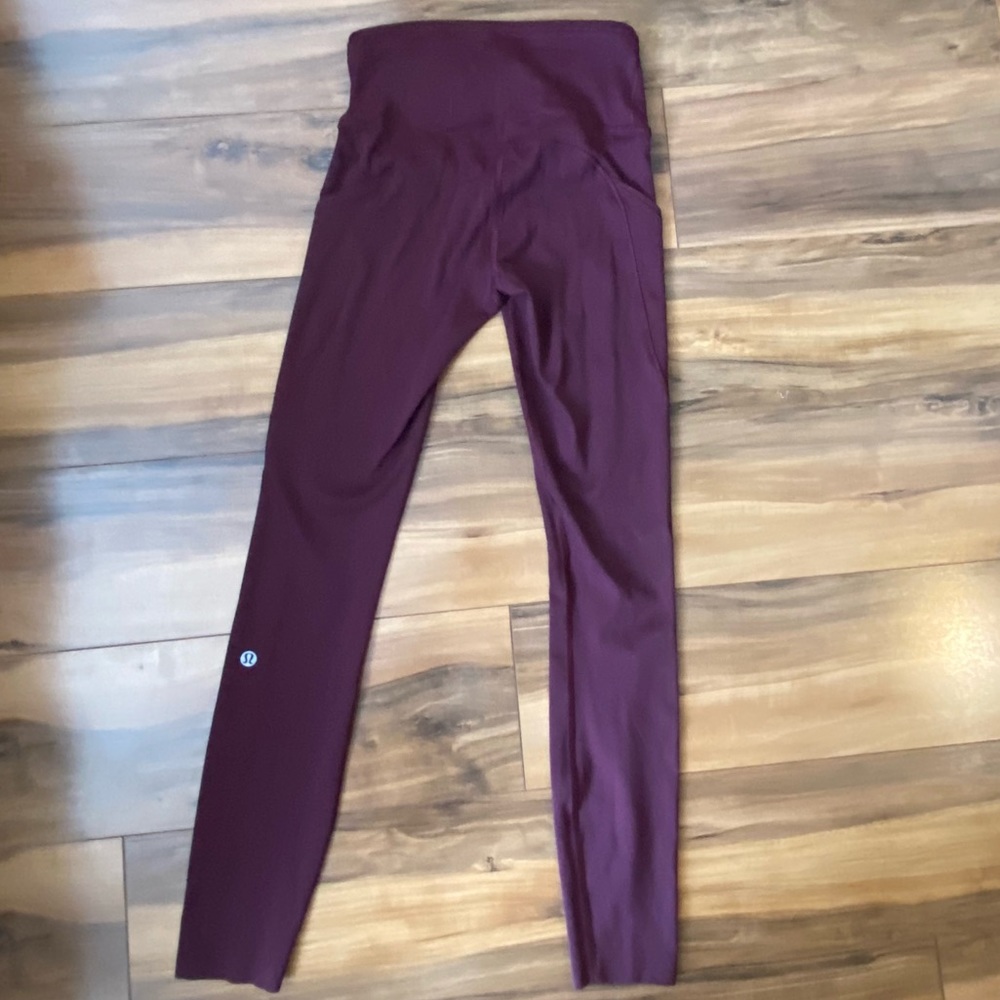 Fast and Free High-Rise Tight 25" size 2 - maroon
